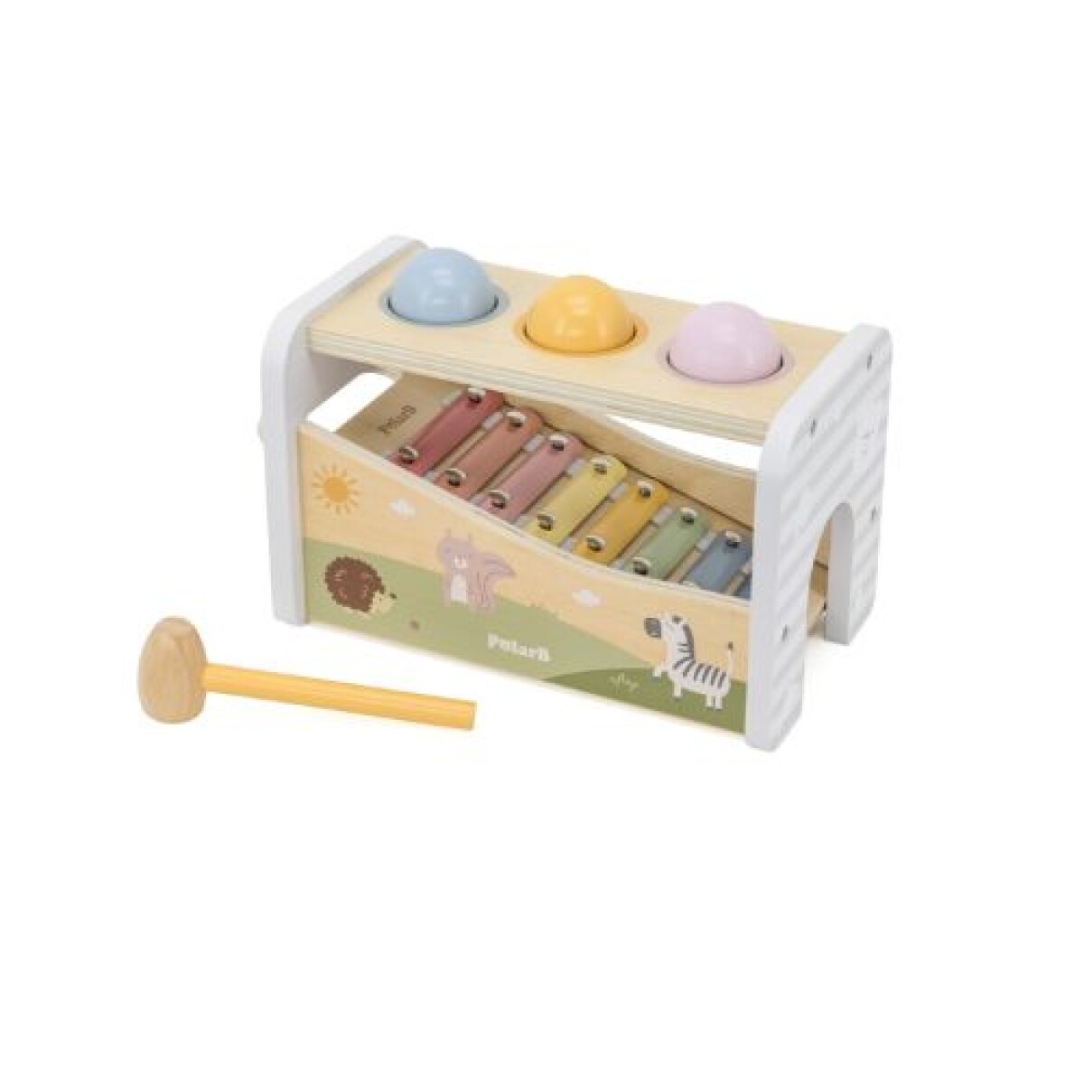 DIDACTICO MULTIFUNCION XILOFON Y PELOTAS PARA MARTILLAR - Didactico Multifuncion Xilofon Y Pelotas Para Martillar 