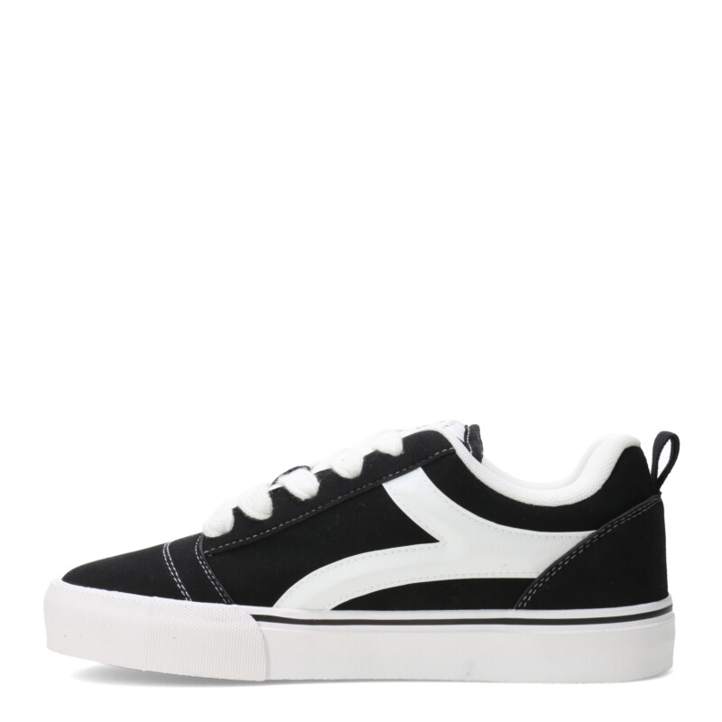 Championes Unisex Push STONE Negro - Blanco