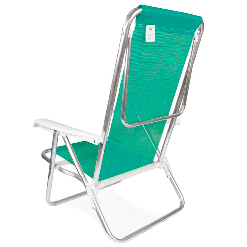 Silla Reclinable 8 Pos. Alum. Sannet VERDE
