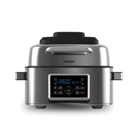 Freidora Air Fry Peabody con grill 6 litros 1660W Panel Digital Freidora Air Fry Peabody con grill 6 litros 1660W Panel Digital