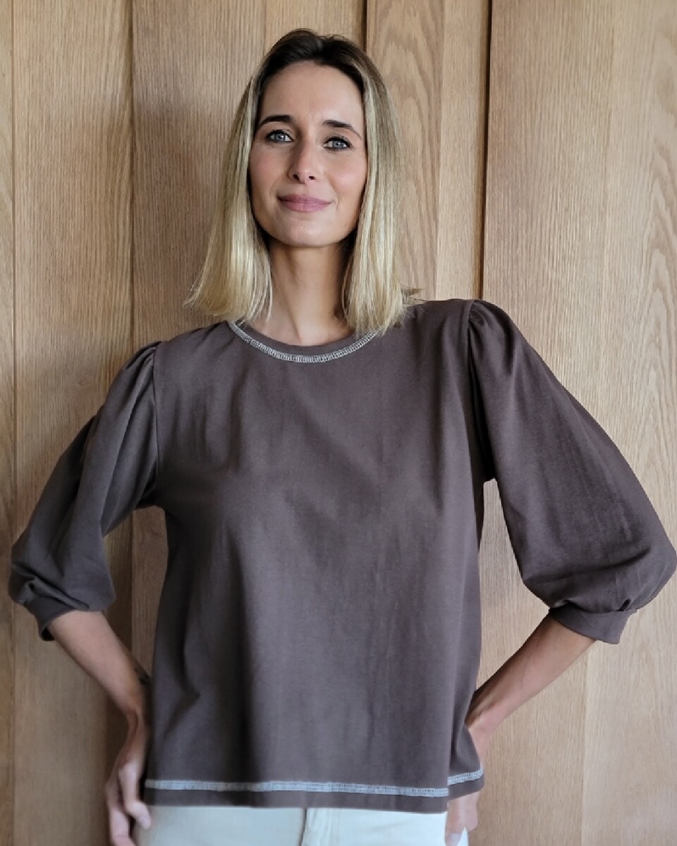 Remera Rose - Chocolate 