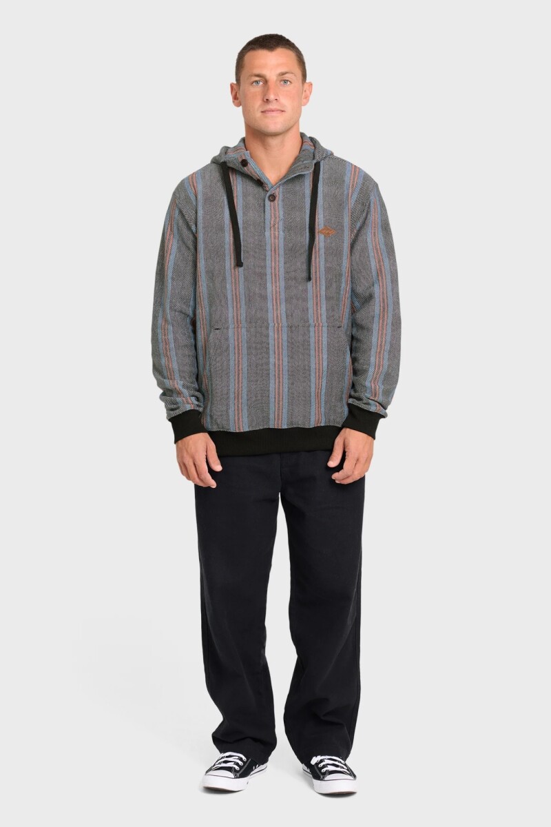 CANGURO RANCHO PULLOVER J-negro