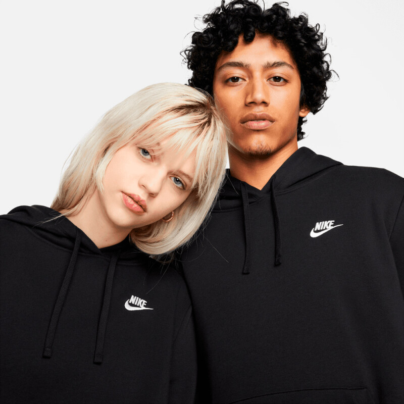 Abrigo Nike Sportswear Club Fleece de Mujer Negro