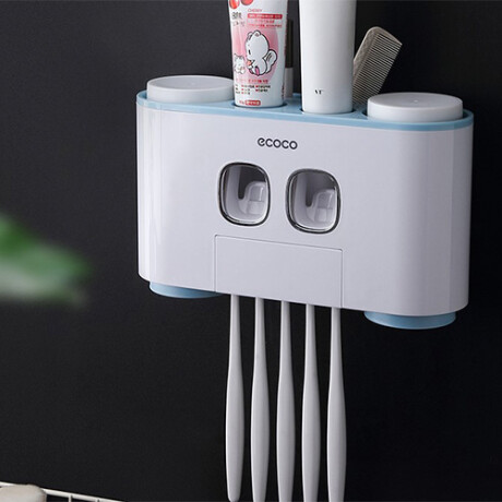 Porta Pasta Dental y cepillos Ecoco CELESTE