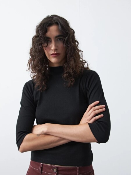 POLERA D.CASSIN RULIO NEGRO