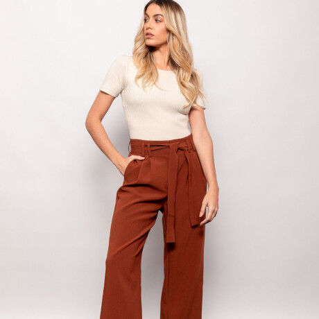 PANTALON ASHBY Marron