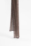 Pashmina tejida marrón