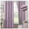 Cortina 2 Paños 140 X 220 Cm Textura Lino Blackout Violeta