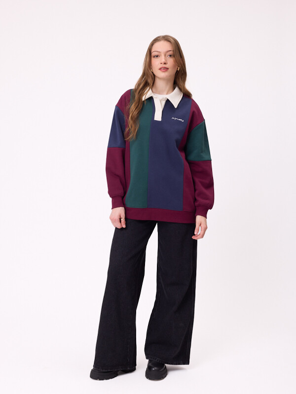 SWEATER PARKES RUSTY Bordeaux