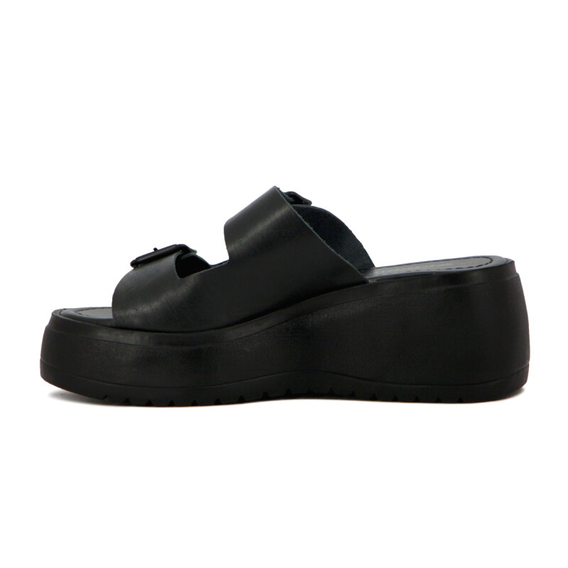 Sandalias Plataforma Mujer Euro Teens Negro