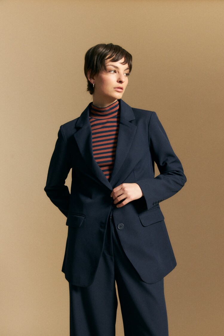 BLAZER SEGO Azul Marino