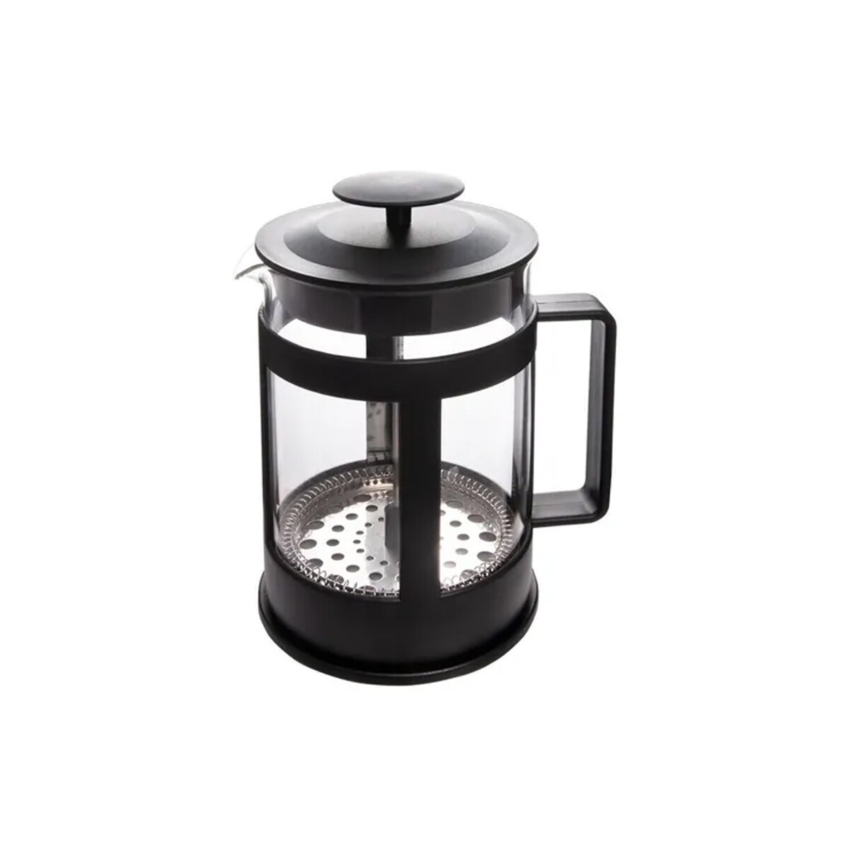 Cafetera prensa manual con embolo 800 ml - Negra 