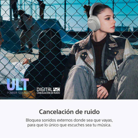 Auricular Sony Vincha BT ULT Noise Canceling WHULT900N Blanco