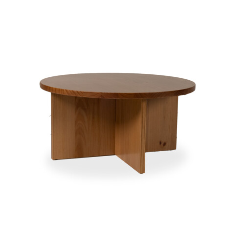 Mesa de Centro Arco - Redonda 0001 (Miel)