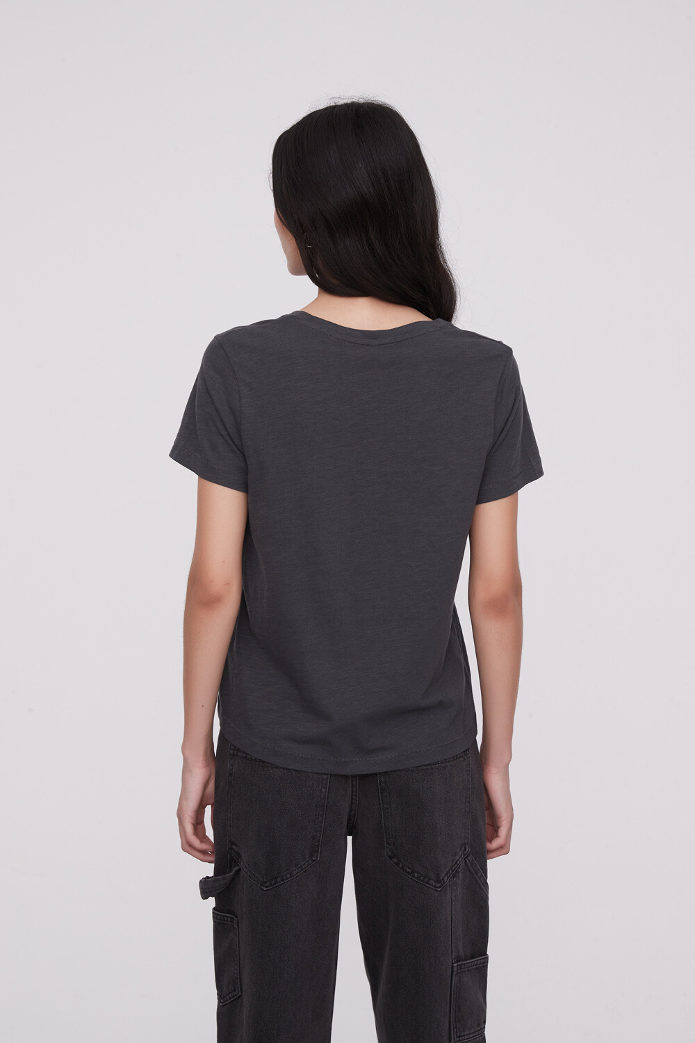 Remera Blumi Gris Topo