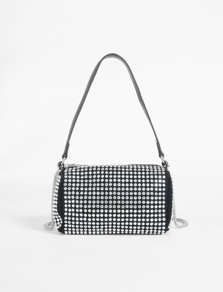 Cartera de fiesta tubo - plateado 