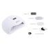 Lampara Uv Led Secador Uñas 36 Led 120w Cabina Ultravioleta Color Blanco Lampara Uv Led Secador Uñas 36 Led 120w Cabina Ultravioleta Color Blanco