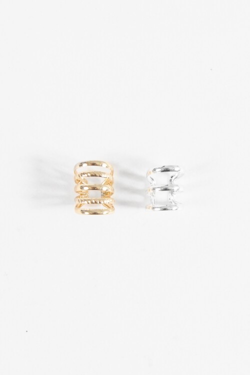 Set 2 earcuff vueltas multicolor