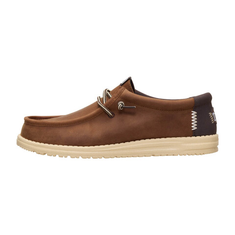 Wally Full Grain Leather Robe Brown/Mole Brown
