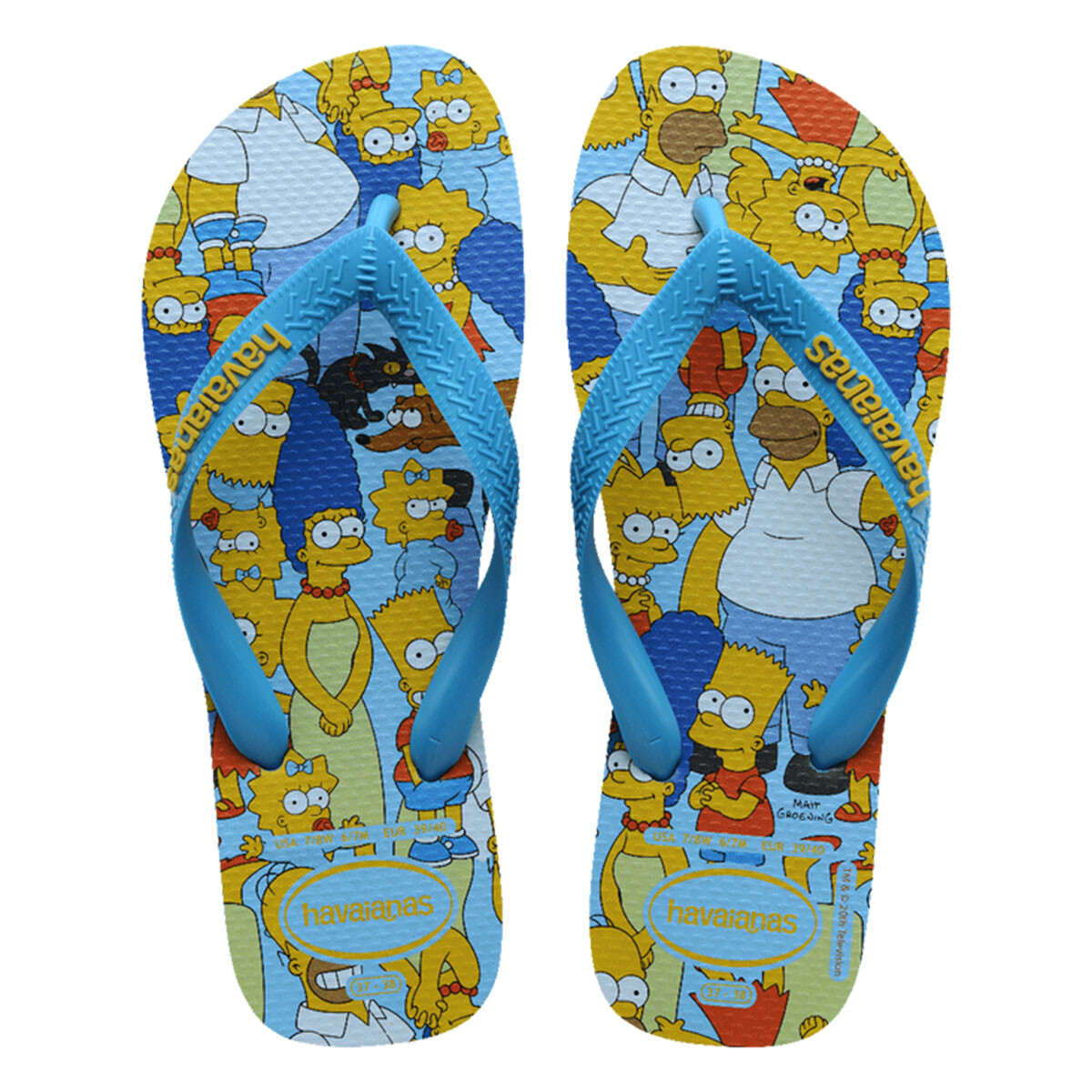 Havaianas Chancleta Ojota Sandalia Playa Los Simpson - Los Simpson 