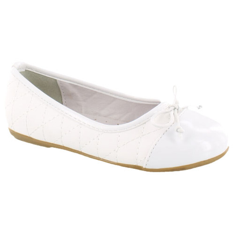 Balerinas Infantiles Croco Kids Ballerina Blanco
