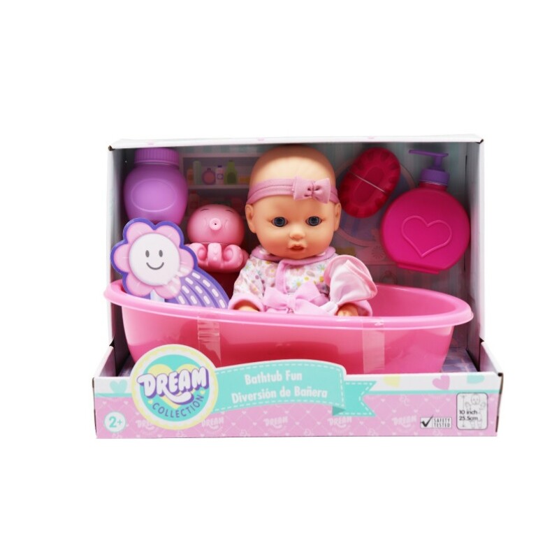 Muñeca Dream Collection Con Bañera + Accesorios Muñeca Dream Collection Con Bañera + Accesorios