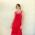 VESTIDO LAVANDA SS24 Rojo Y Fucsi