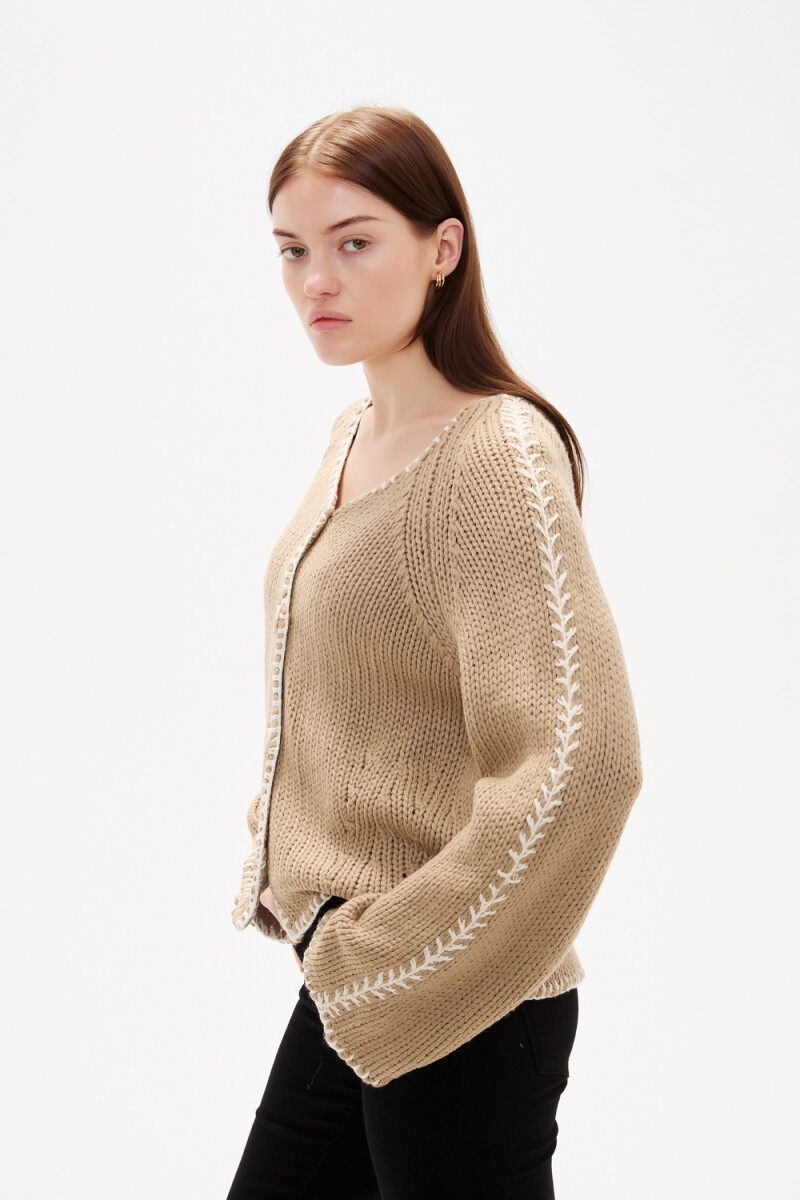 Cardigan Garene - Beige 