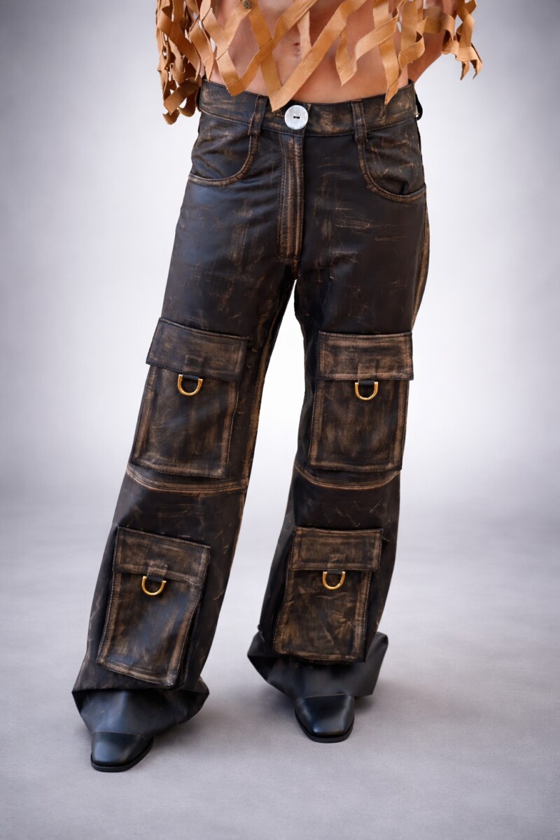 Pocket Pants Negro Vintage