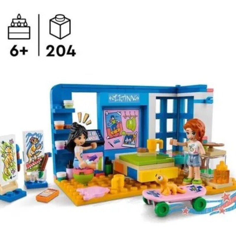 Lego Friends La Habitación De Liann + Autumn 204 pcs Lego Friends La Habitación De Liann + Autumn 204 pcs