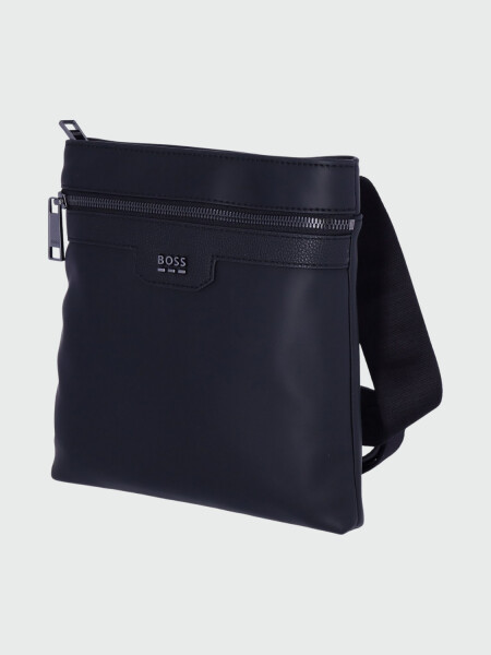 HUGO BOSS Bolso Bandolera de Piel Sintética Negra 0