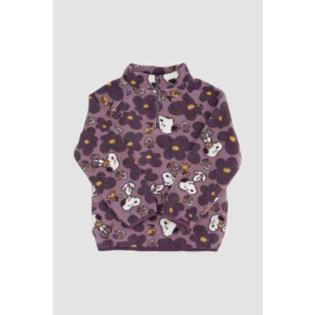 Peanuts polar buzo Lila
