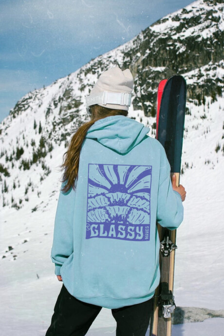 HOODIE SKI BLUE - GOLDEN COLLECTION HOODIE SKI BLUE - GOLDEN COLLECTION