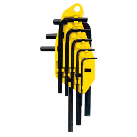 JUEGO ALLEN C/SOPORTE 1.5-10MM 10PZ STANLEY ++ N/a