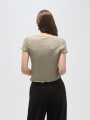 Remera Jamino Verde Grisaceo