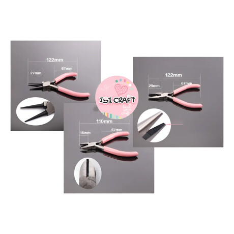 Set de Pinzas para Joyeria Ibi Craft Set de Pinzas para Joyeria Ibi Craft