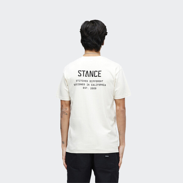 Remera Stance Established Blanco