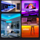 Cinta luz Led RGB + Transformador COLORES