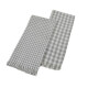 Set x2 Repasador Algodón 40x60cm CUADRADO GRIS