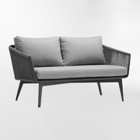 Sofá de exterior BALMAIN NEGRO - EXTENSIBLE