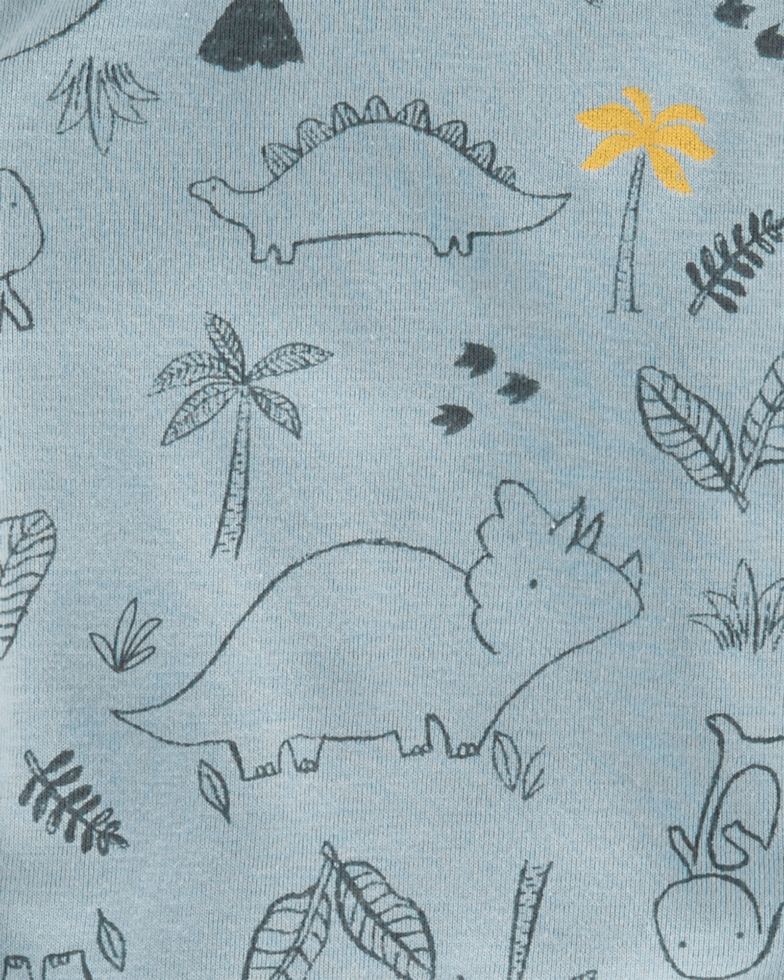 Set dos bolsas de dormir de algodón diseño dinosaurios Sin color