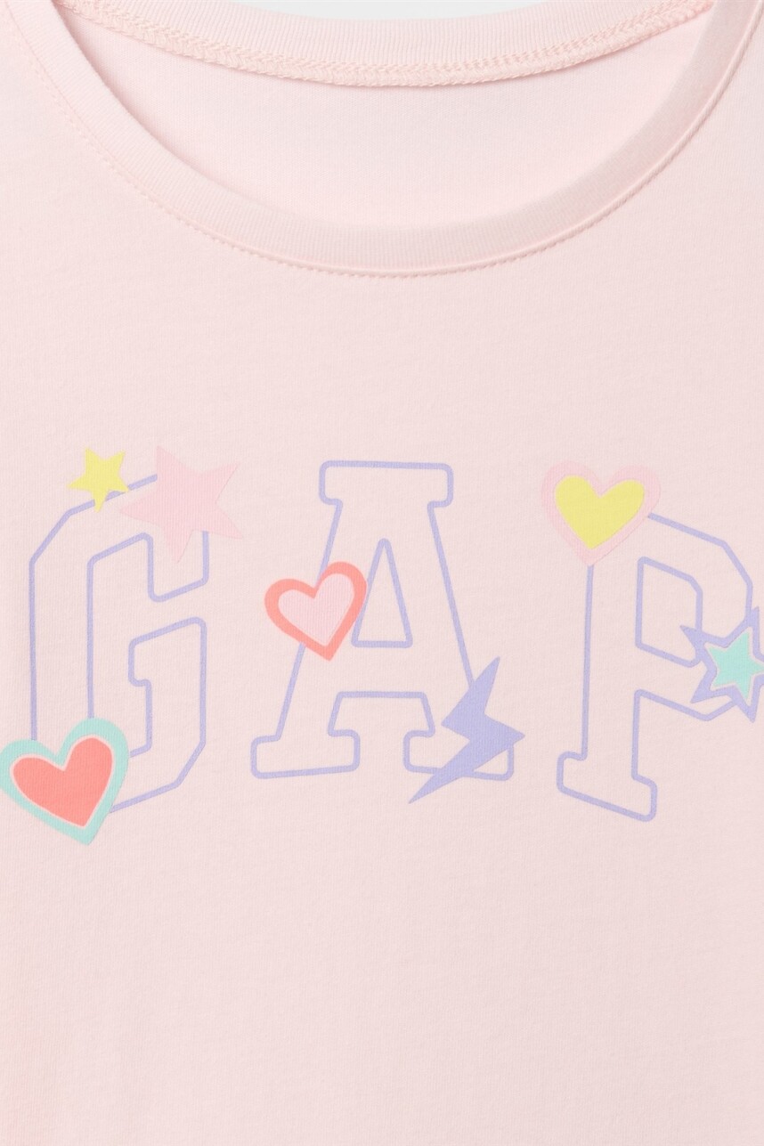Remera Logo Gap Toddler Niña Cherry Blossom