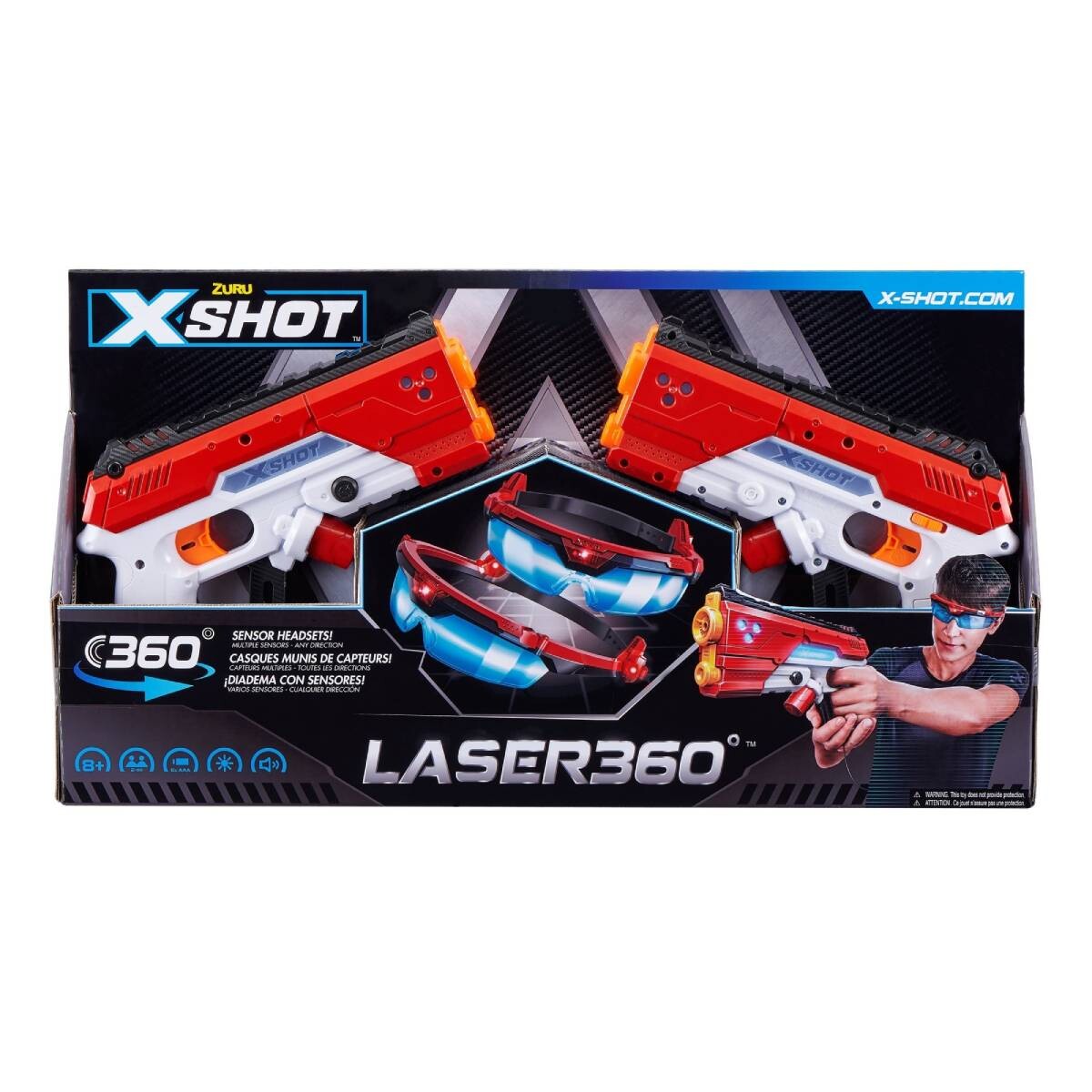 Pistolas Laser 360 X-Shot 
