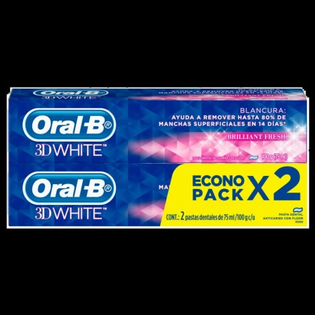 Oral-B Pack X 2 3D White Brilliant 1 Oral-B Pack X 2 3D White Brilliant 1