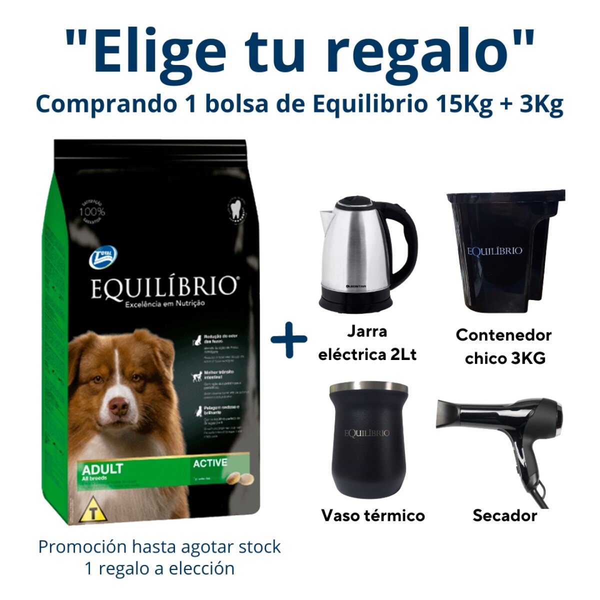 Equilibrio Adulto All Breeds 15+3 Kgs 