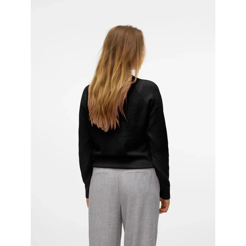 VMDOFFYSHINE LS O-NK BLOUSE REP NOOS LX BLACK