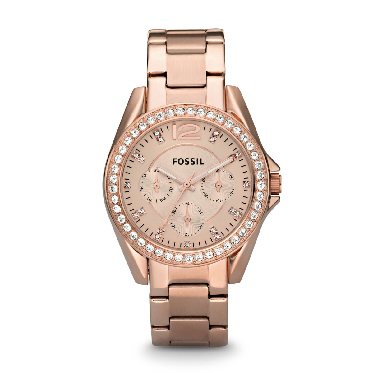 Reloj Fossil Deportivo Acero Oro Rosa 