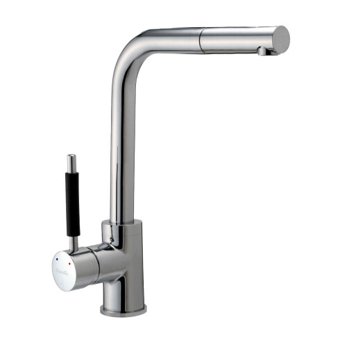 Griferia De Cocina Linea Latina Aqualia Monocomando Pull Out CROMO