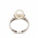Anillo con perla al centro Anillo con perla al centro