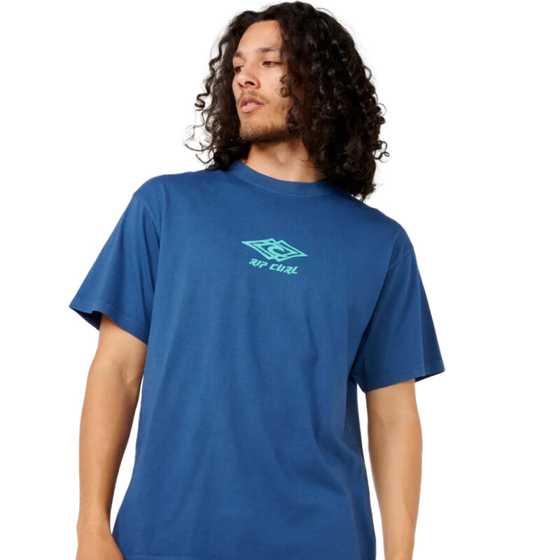 Remera Rip Curl Douple Ups Tee - Azul Remera Rip Curl Douple Ups Tee - Azul